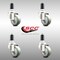 Service Caster 3 Inch 316SS Gray Polyurethane Swivel 1-3/8 Inch Expanding Stem Caster Set SCC SCC-SS316EX20S314-PPUB-138-4 - alternate 3